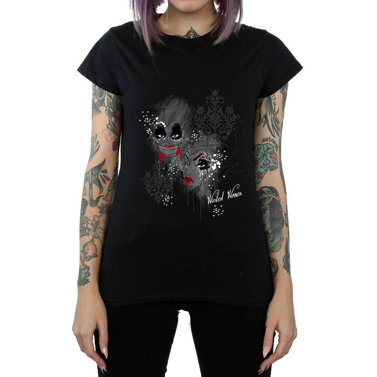 Disney Villains Cruella De Vil und Evil Queen T-Shirt