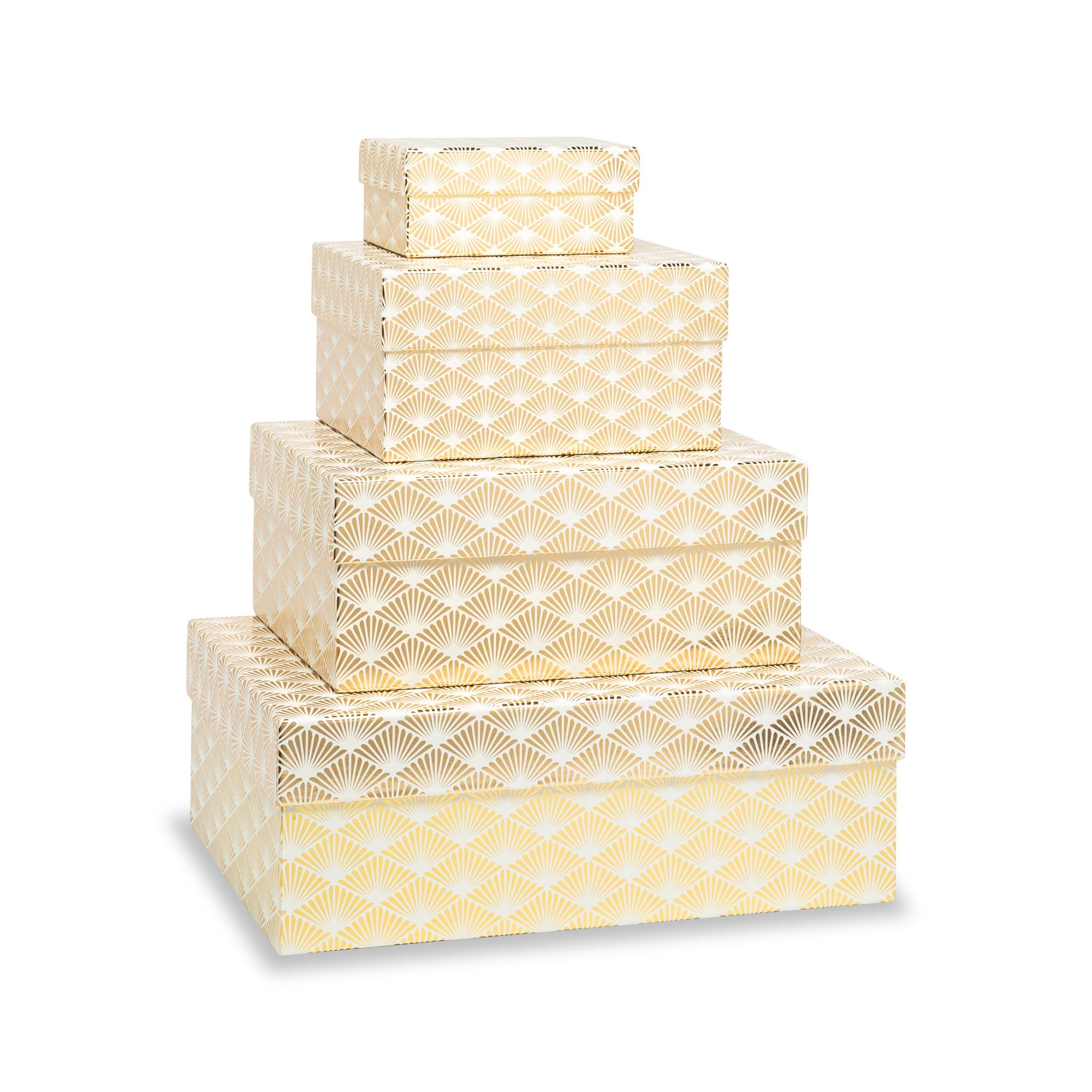 Manor Geschenkbox Muschel Gold