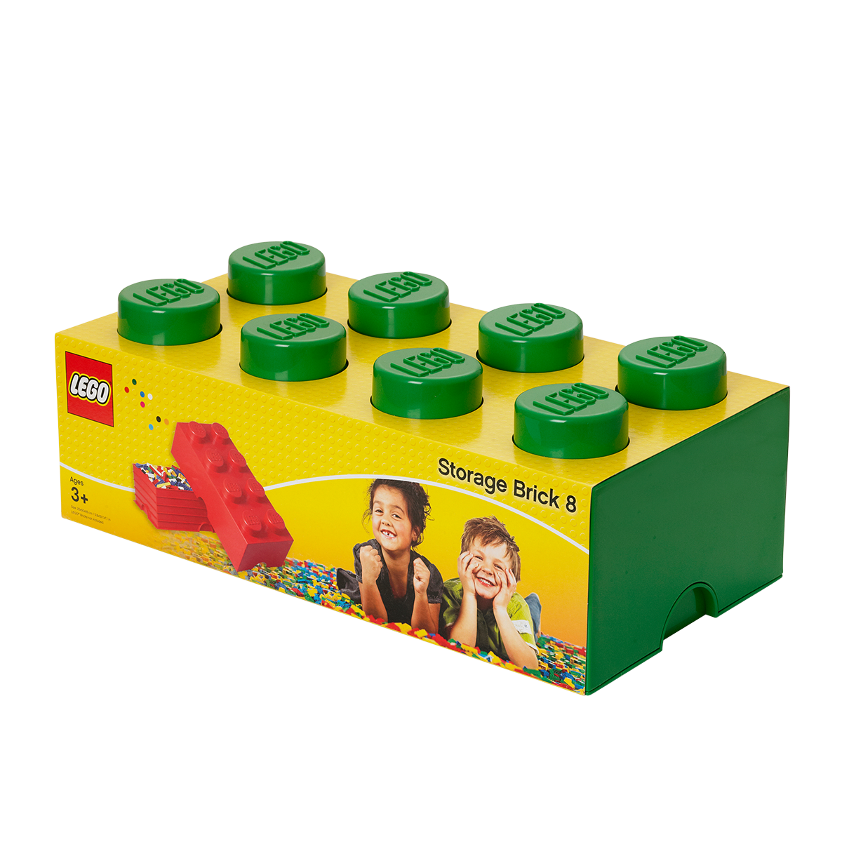 Room Copenhagen LEGO Stapelbare Aufbewahrungsbox mit 8 Noppen