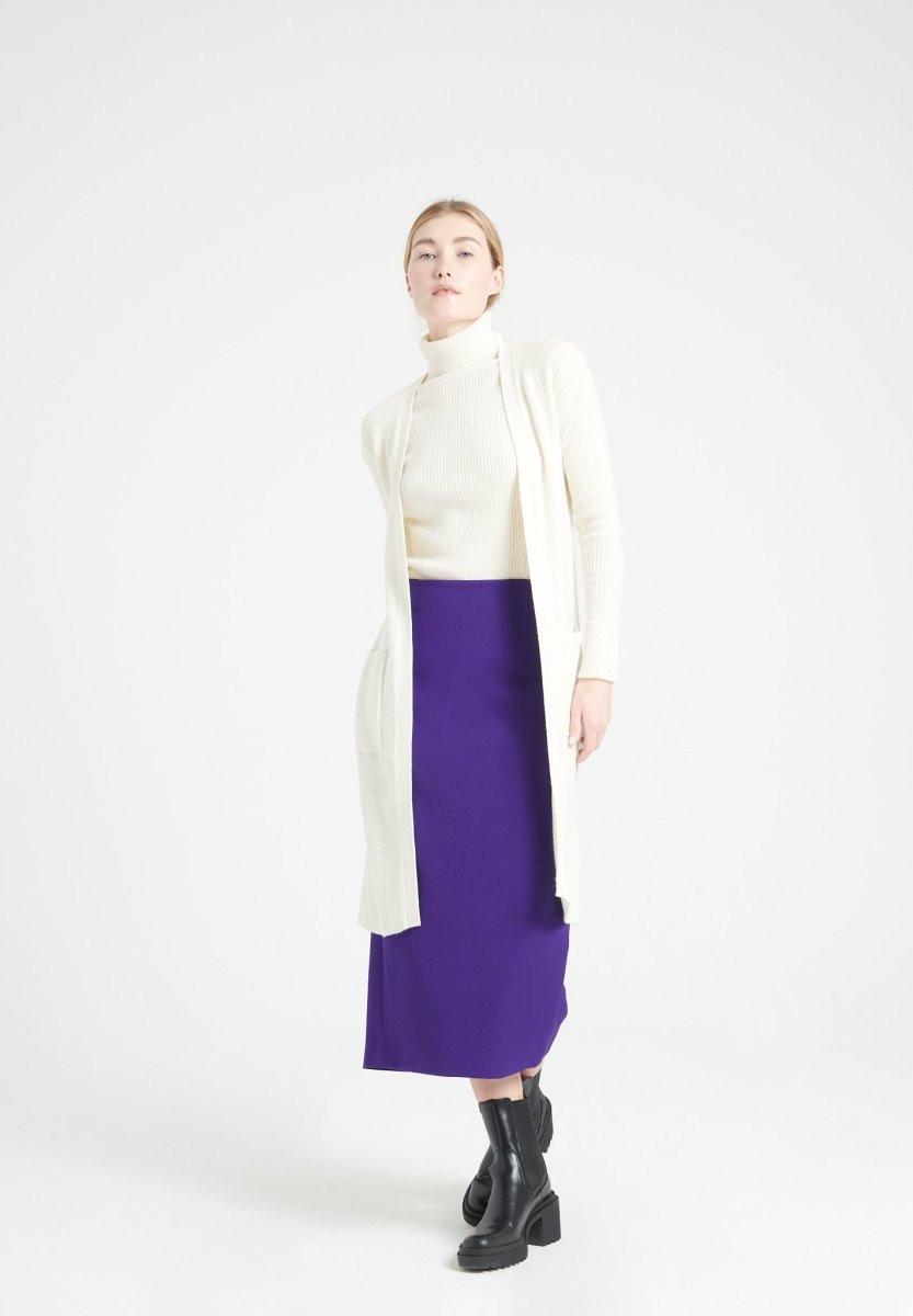 Studio Cashmere8 MIA 6 Long ärmellose Strickjacke - 100% Kaschmir