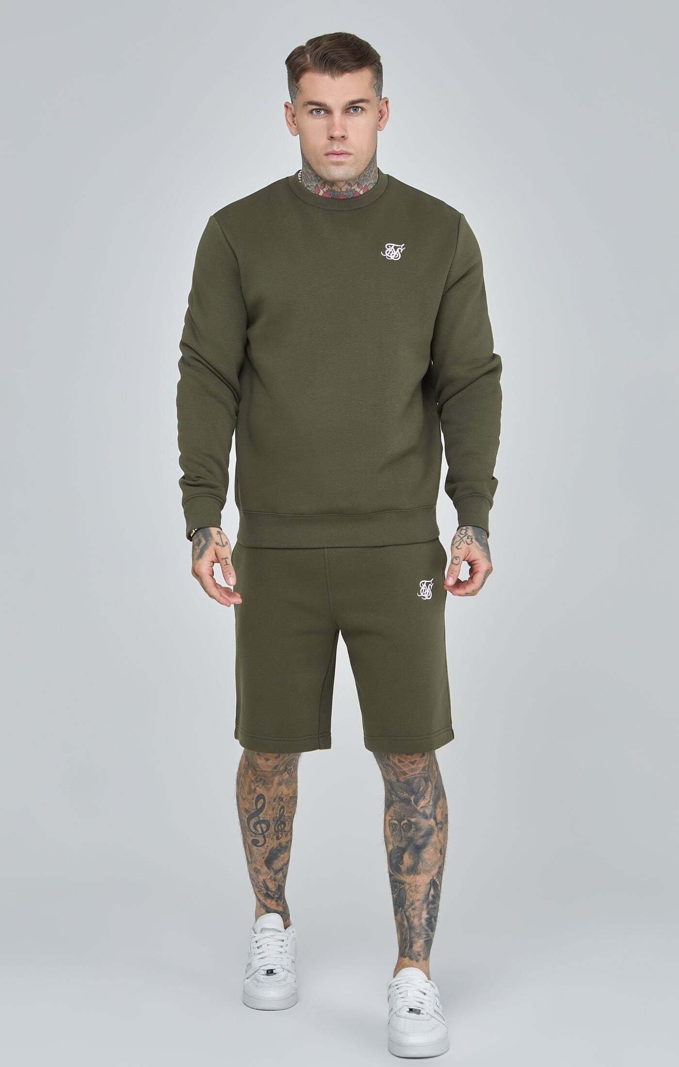 Sik Silk Sweatshirts Khaki Essential Sweatshirt