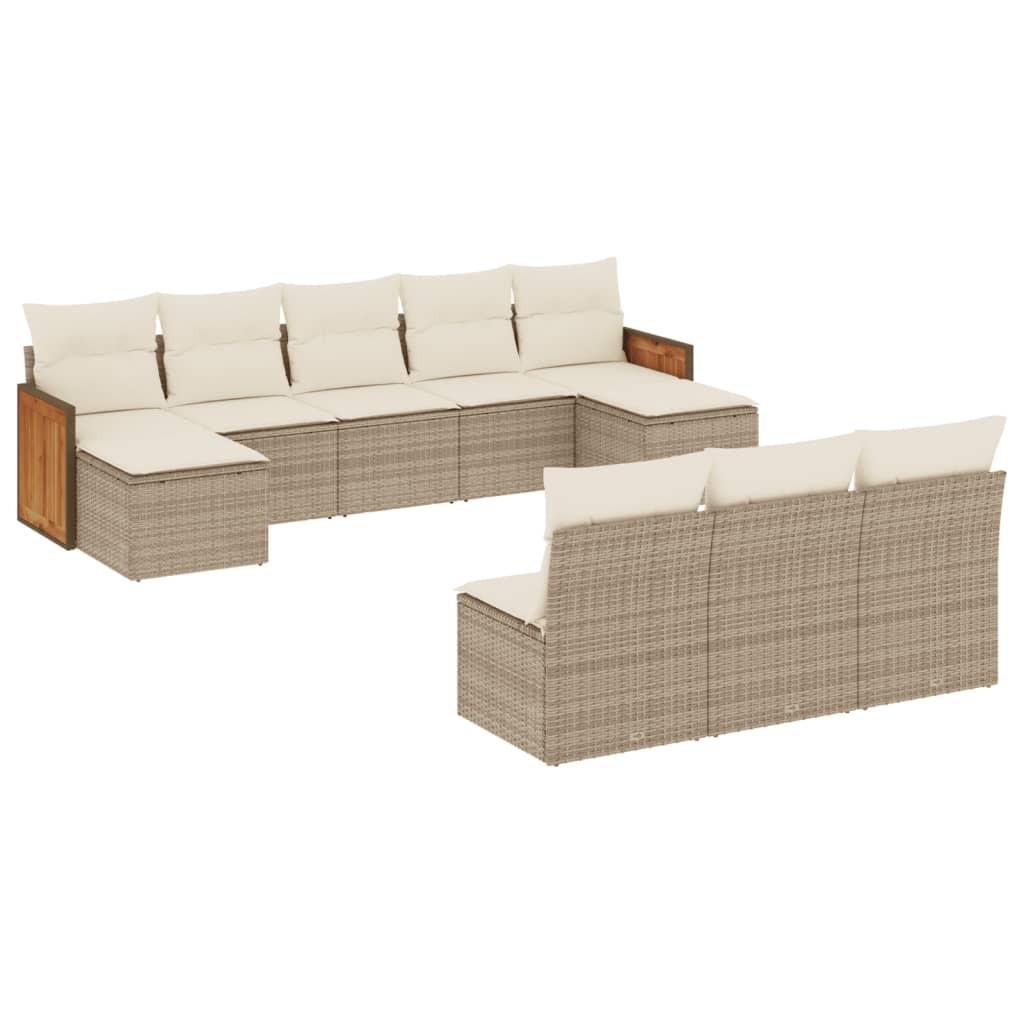 VidaXL Garten sofagarnitur poly-rattan