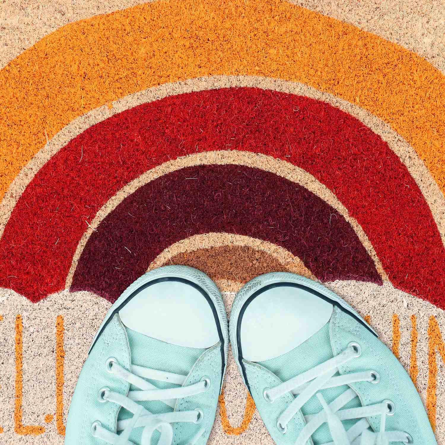 B2X Fußmatte aus Kokosnuss „Hello Sunshine