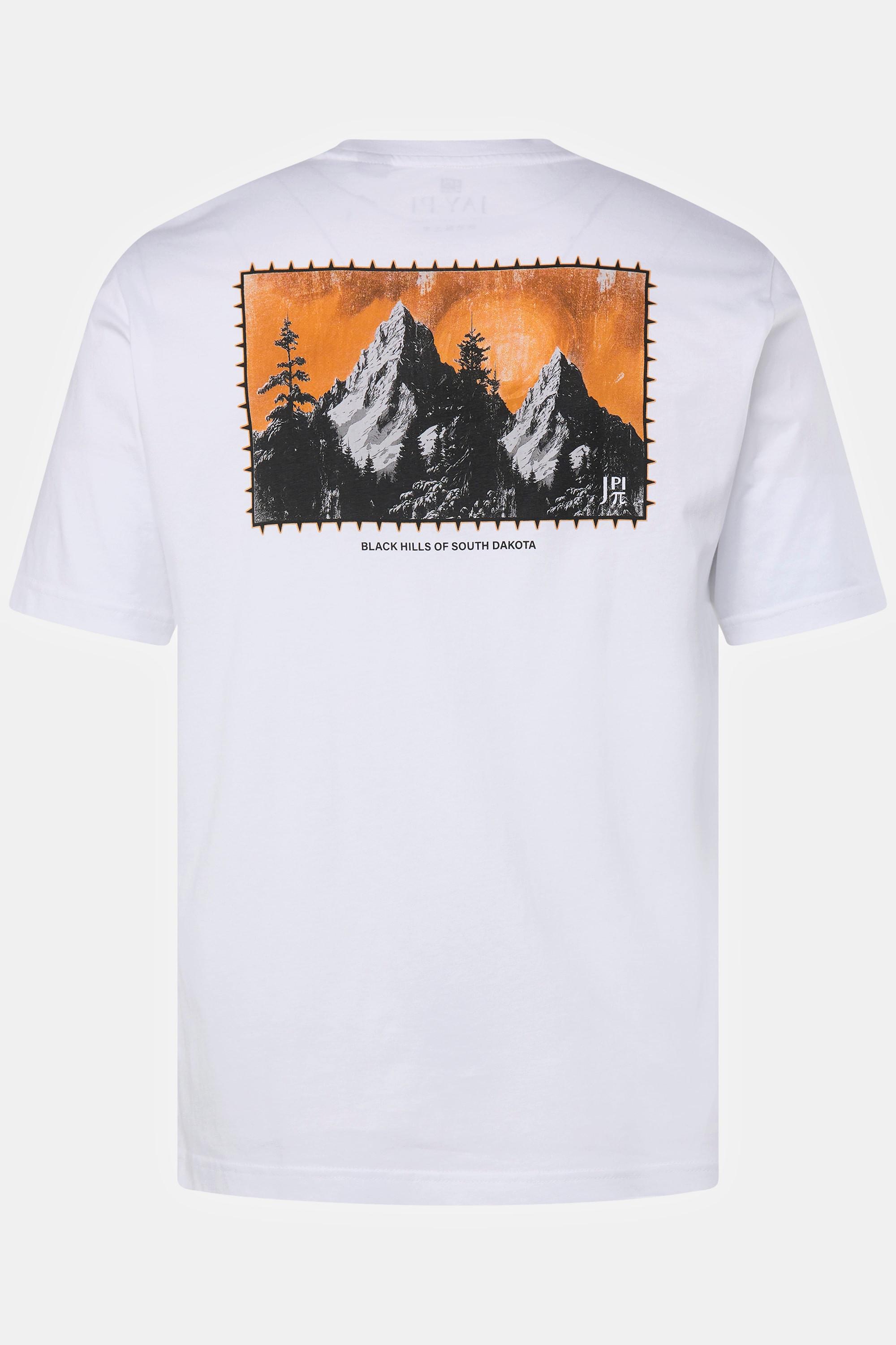 JP1880 FLEXNAMIC Outdoor Halbarm T-Shirt mit Rücken-Print QuickDry