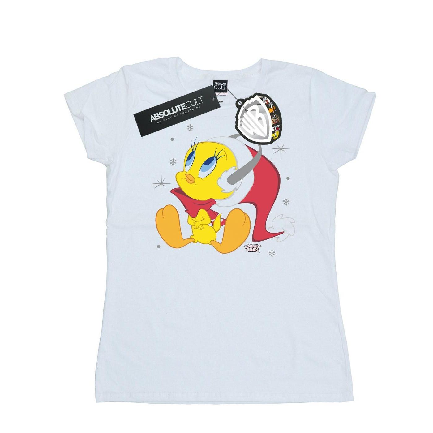 LOONEY TUNES Tweety Bird Christmas Print T-Shirt