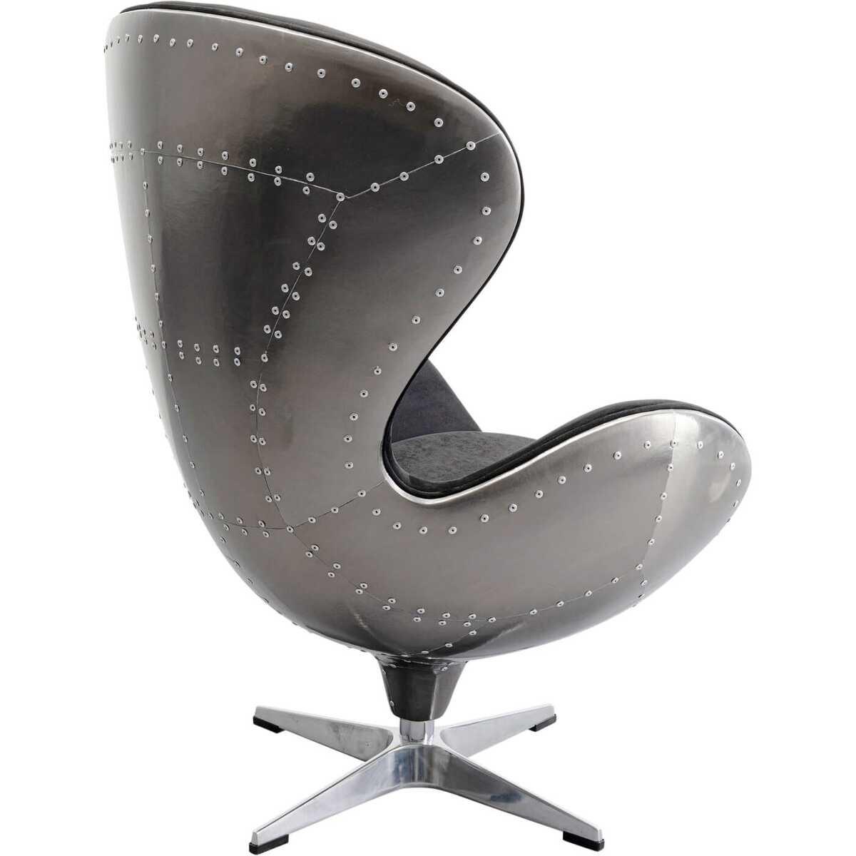 KARE Design Drehsessel Lounge Black Graphit