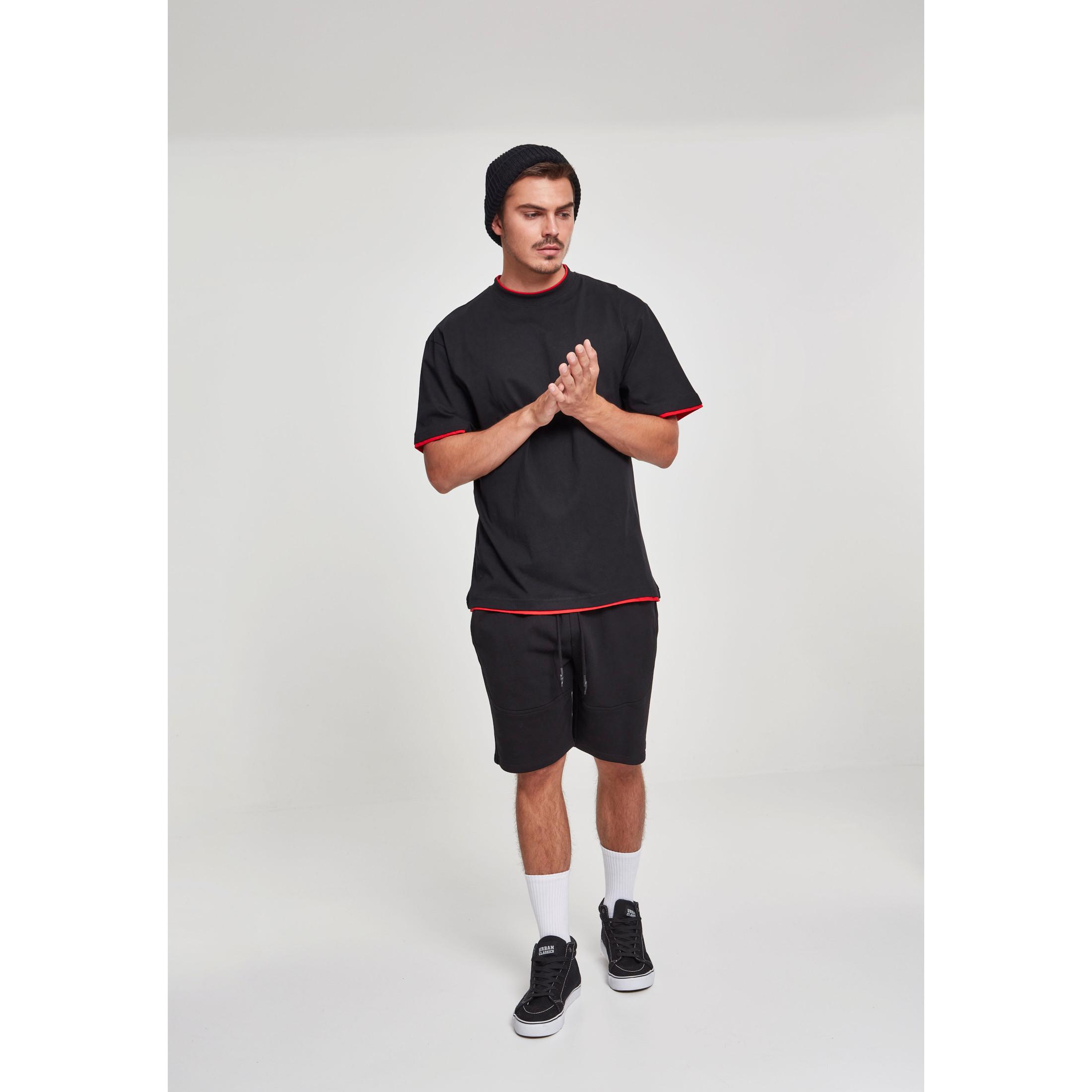 URBAN CLASSICS T-Shirt mit Kontrastbesatz