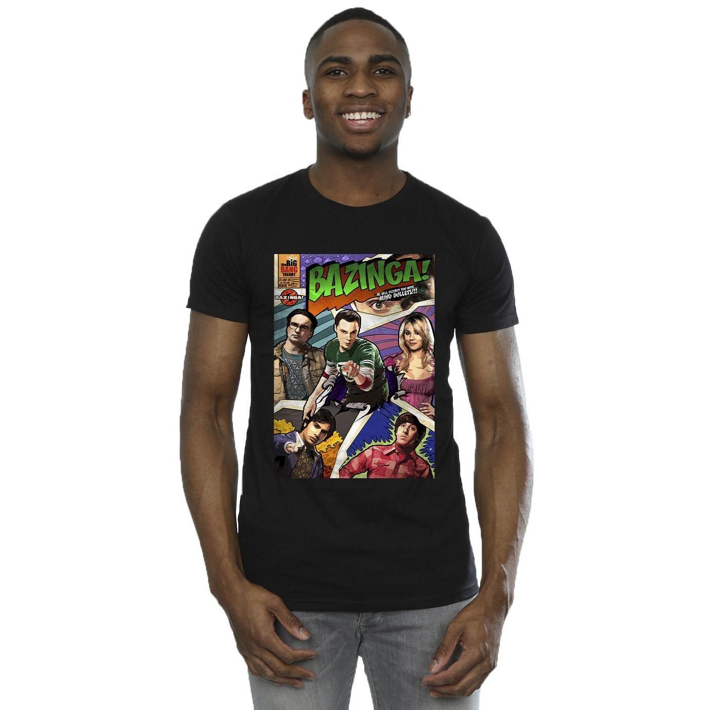 The Big Bang Theory Bazinga Bedrucktes T-Shirt