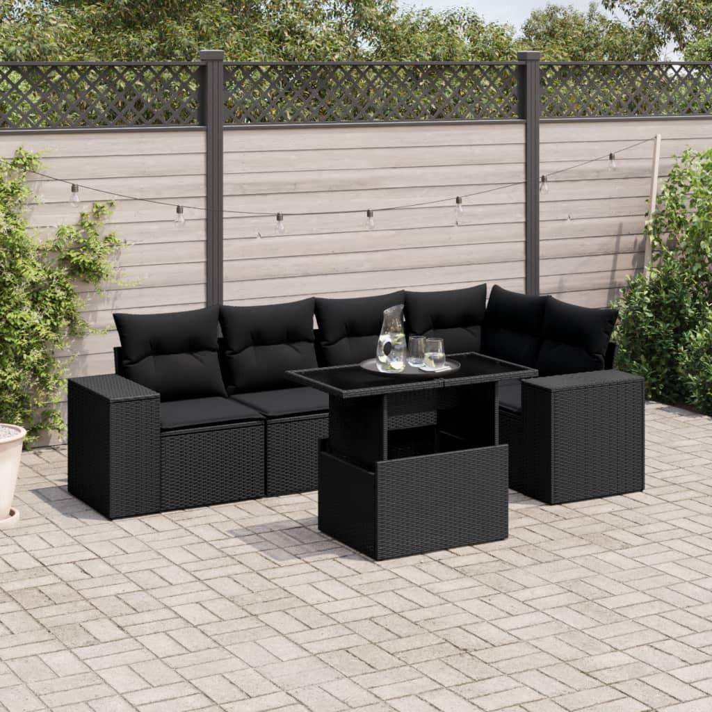 VidaXL Garten sofagarnitur poly-rattan