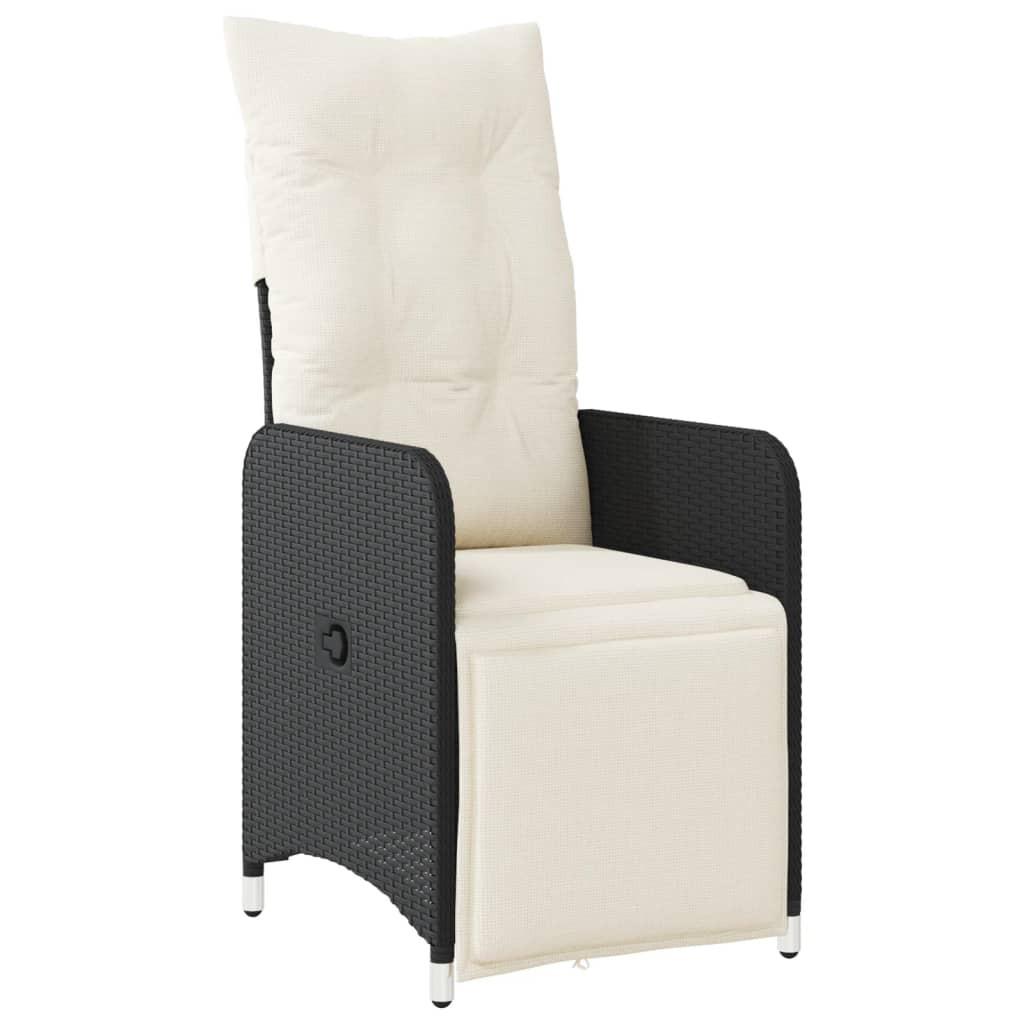 VidaXL Gartensessel verstellbar poly-rattan