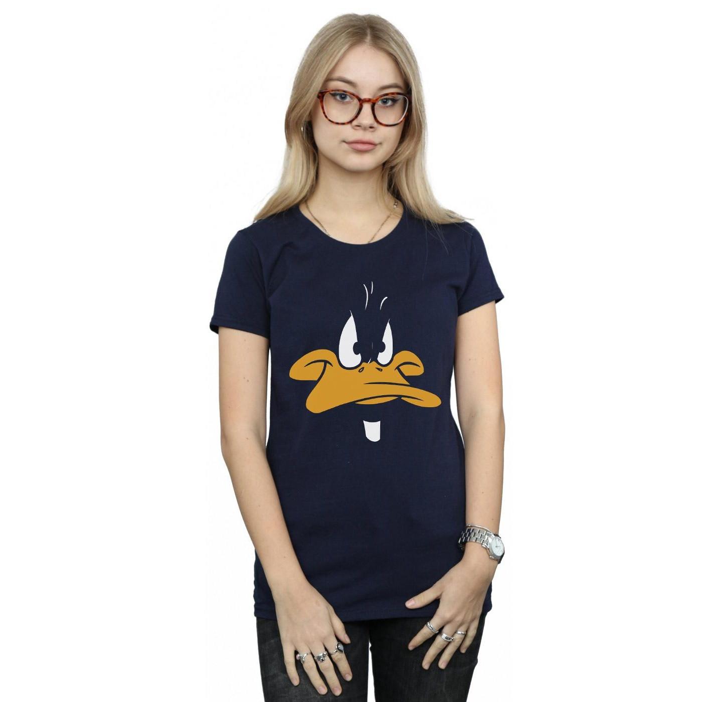 LOONEY TUNES Daffy Duck Face T-Shirt