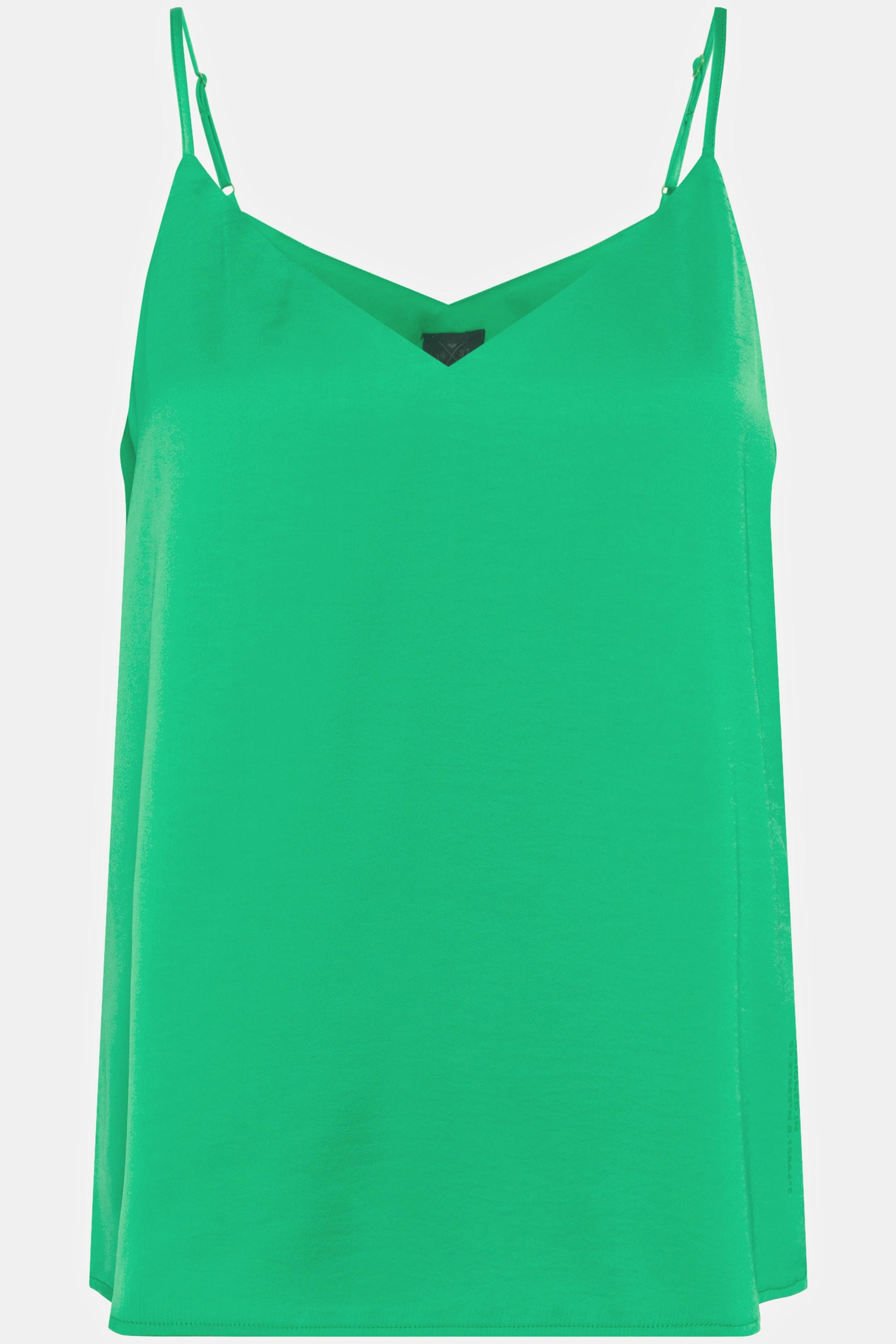 Ulla Popken Classic V-Ausschnitt Spaghettiträger Top