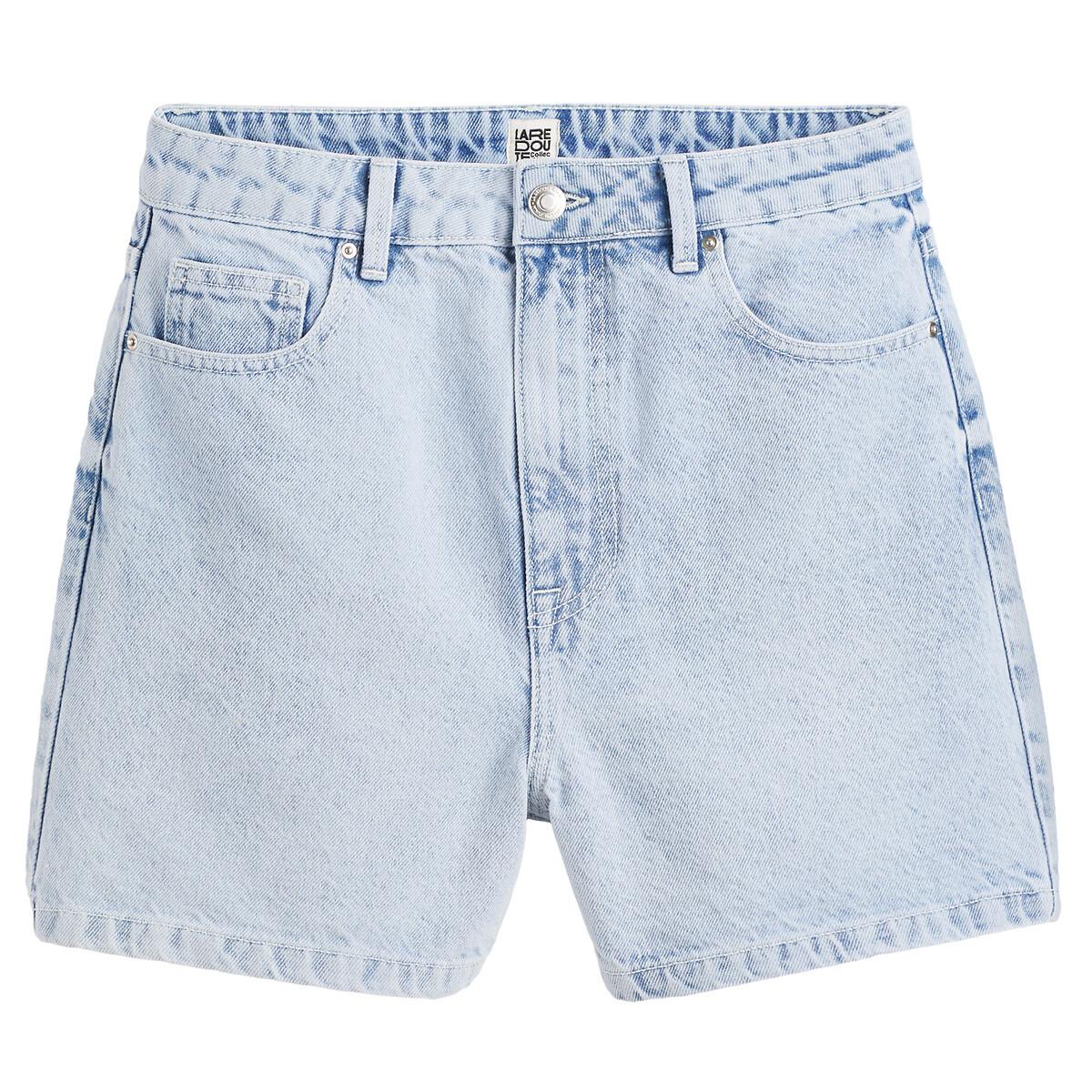 La Redoute Collections Jeansshorts mit hohem Bund