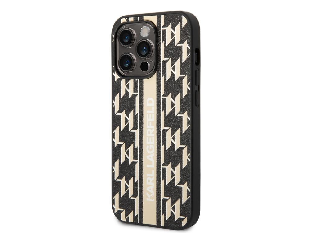 KARL LAGERFELD Hülle iPhone 14 Pro Max Monogram Stripe