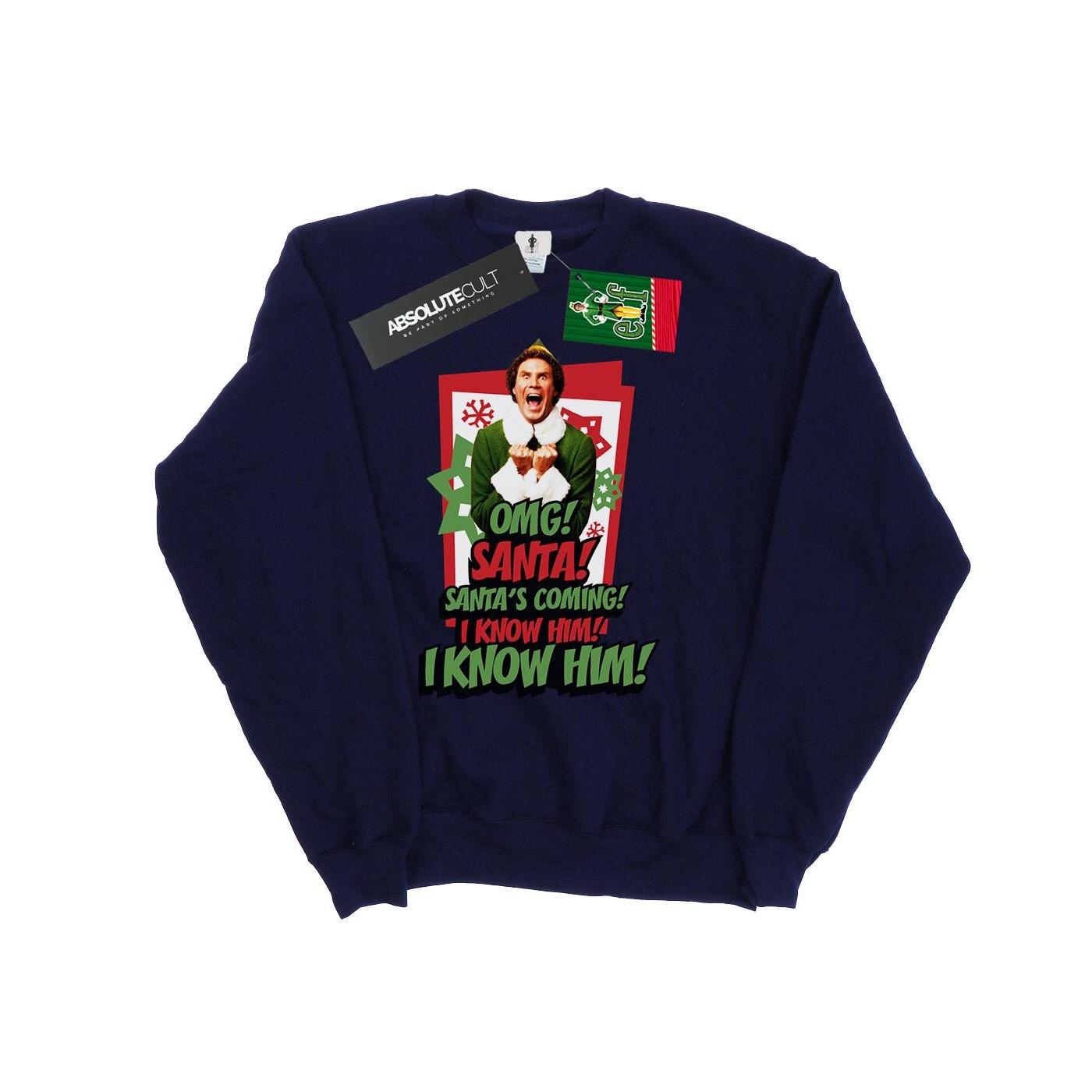Elf OMG Santa Sweatshirt