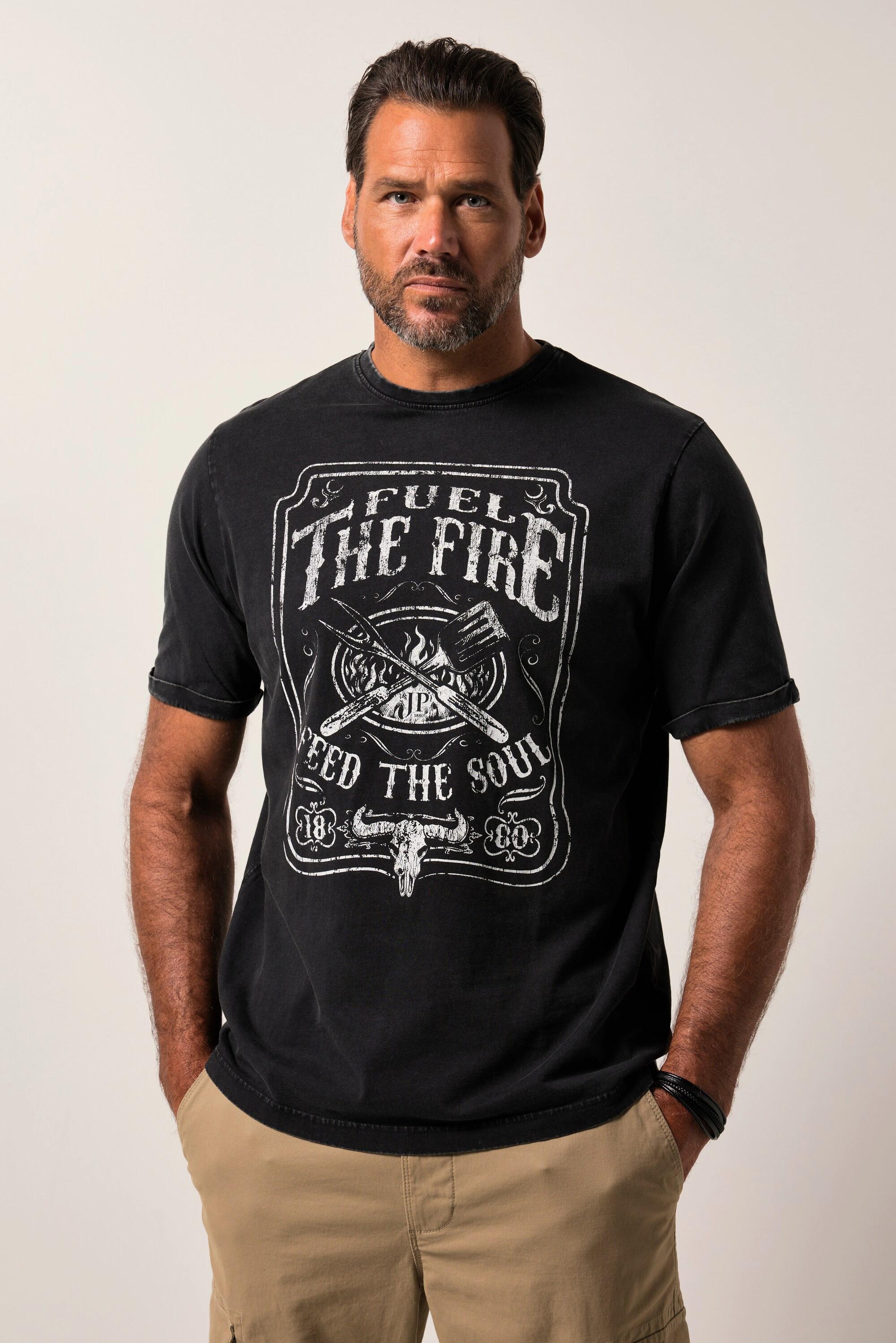 JP1880 Kurzarm Rundhals Grillen T-Shirt