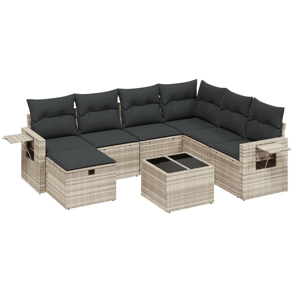 VidaXL Garten sofagarnitur poly-rattan