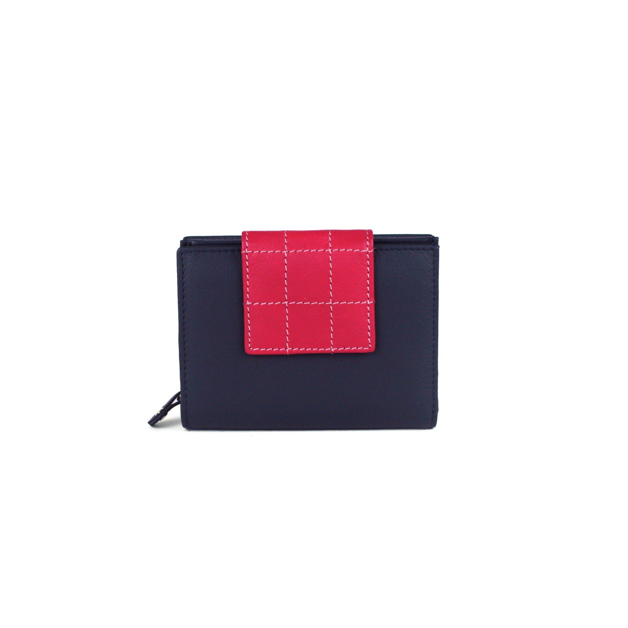 Eastern Counties Leather Diva Geldbörse mit gesteppter Lasche