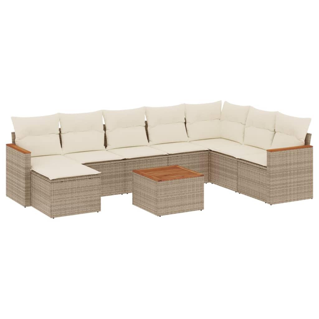 VidaXL Garten sofagarnitur poly-rattan