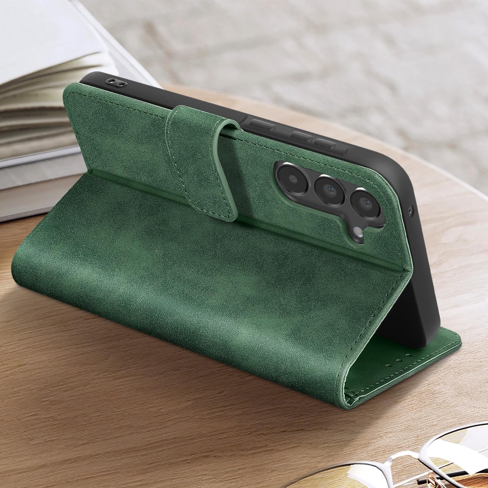 Avizar Soft-Touch Etui Samsung A55 Grün