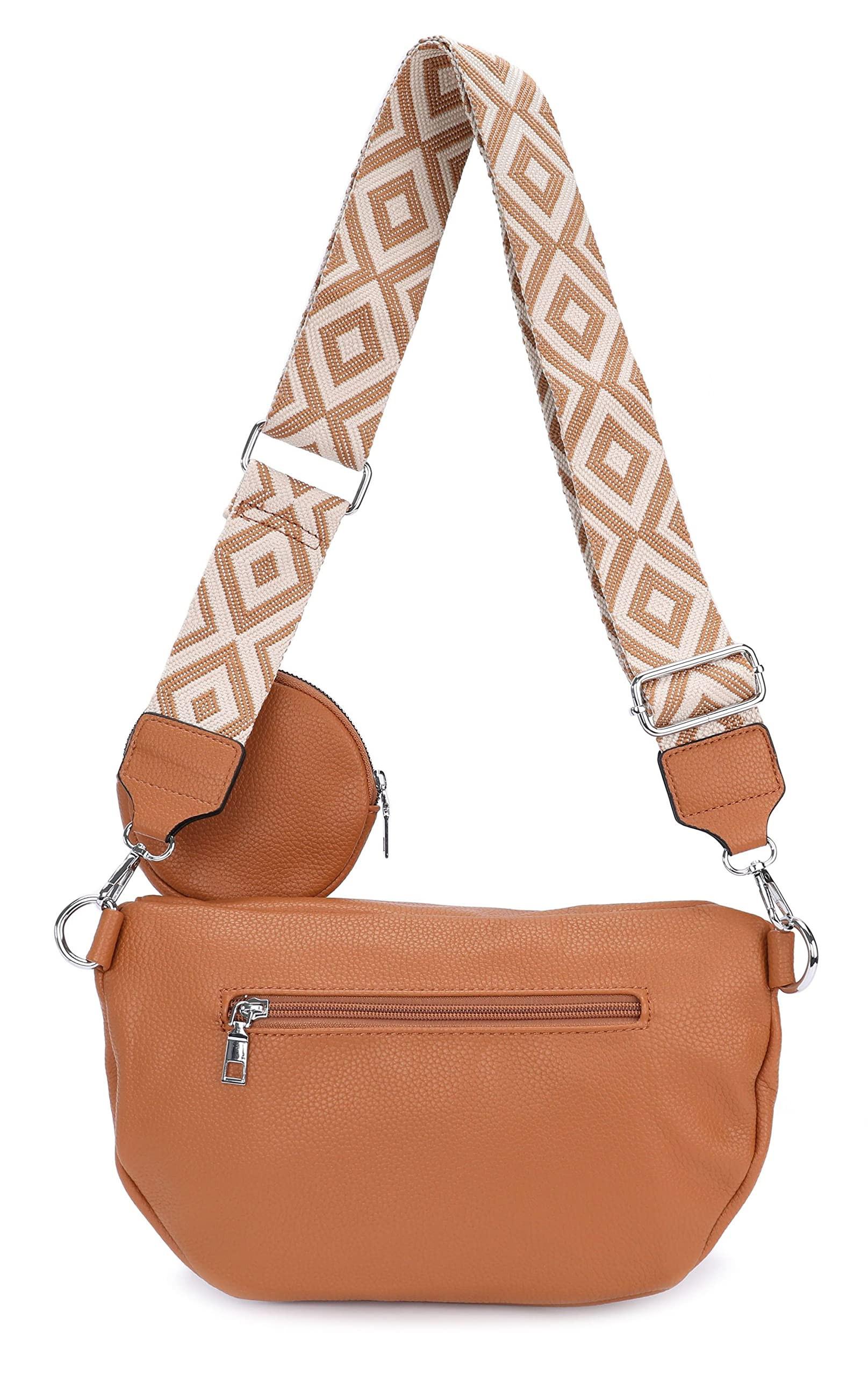 Only-bags.store Umhängetasche, 3-in-1-Umhängetasche, Gürteltasche mit Reißverschluss und verstellbarem breiten Riemen Umhängetasche, 3-in-1-Umhängetasche, Gürteltasche mit Reißverschluss und verstellbarem breiten Riemen