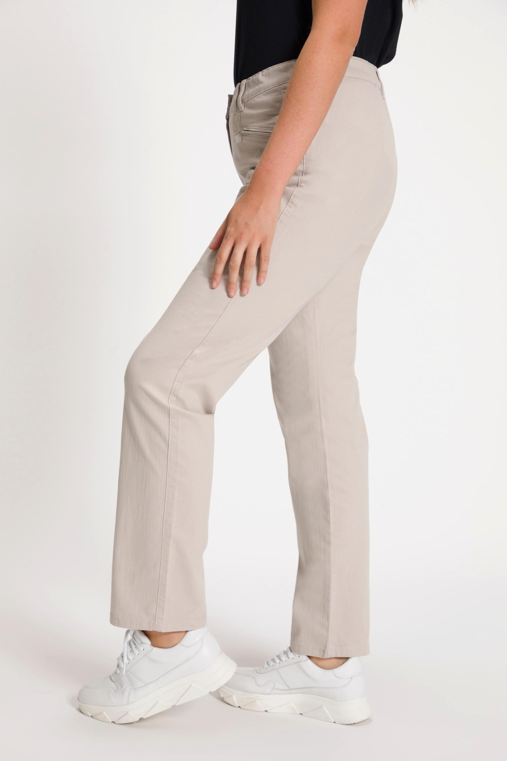 Ulla Popken Mony Tapered Fit Leichte Stretch Sommerhose