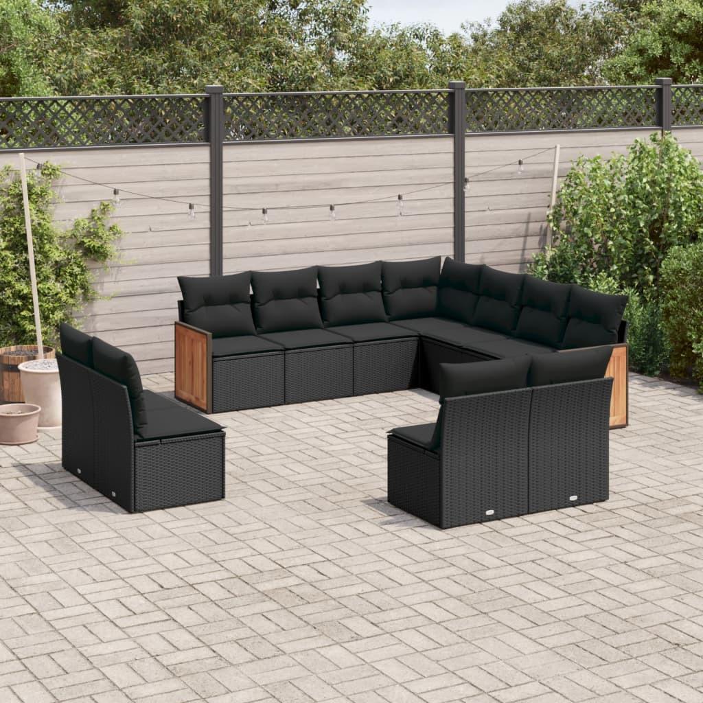 VidaXL Garten sofagarnitur poly-rattan