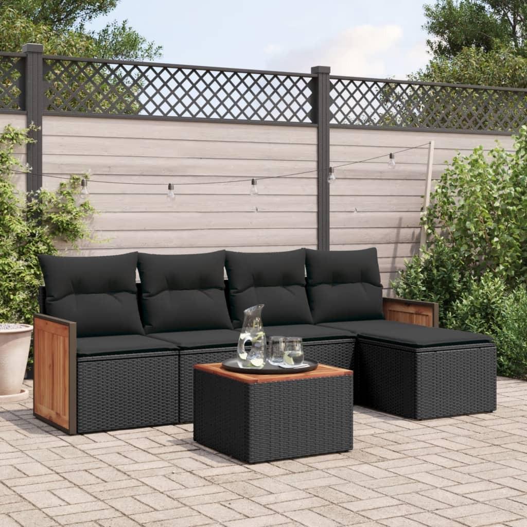 VidaXL Garten sofagarnitur poly-rattan