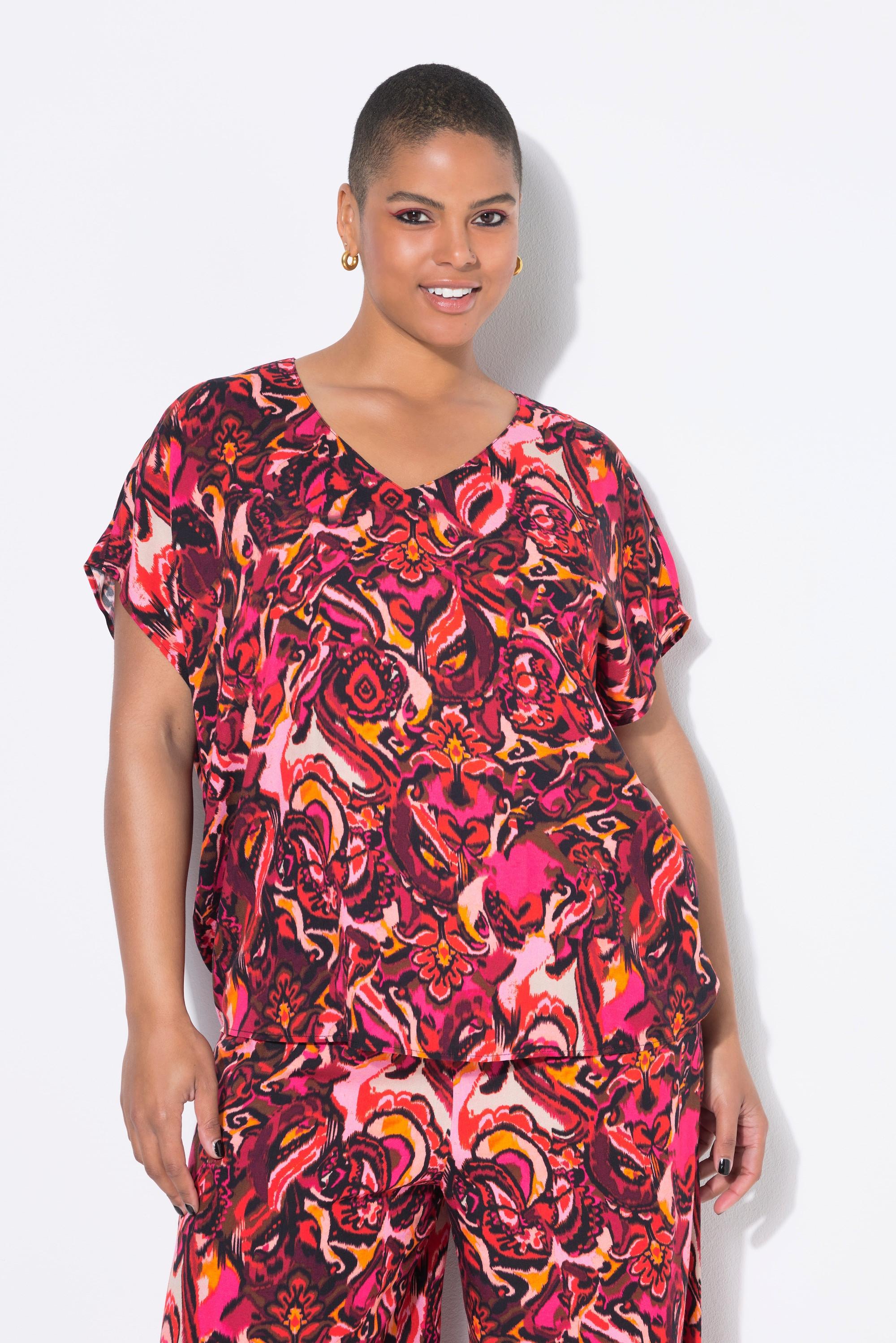 Studio Untold Oversized Blusenshirt Alloverprint