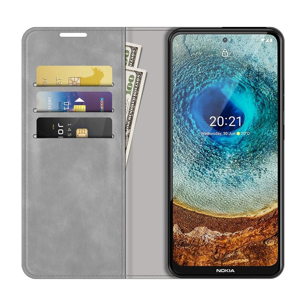 Cover-Discount Nokia X20 - Seidige Stand Flip Case Hülle