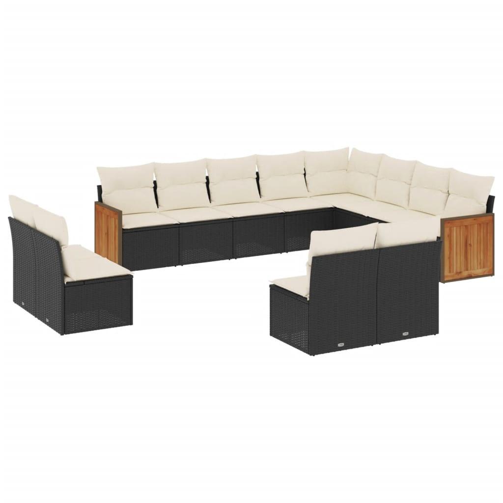 VidaXL Garten sofagarnitur poly-rattan