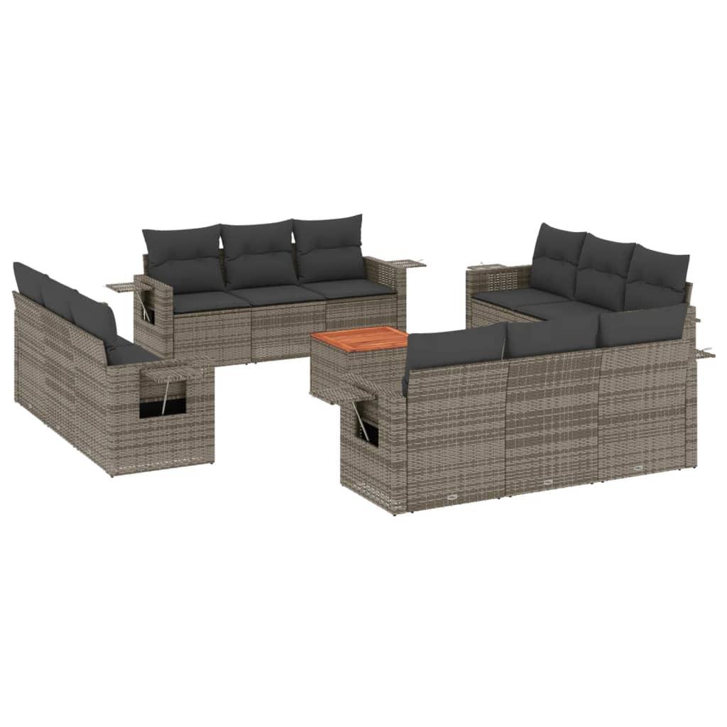VidaXL Garten sofagarnitur poly-rattan