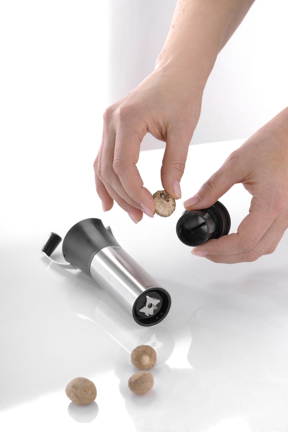 GEFU MUSKATM�HLE MOSCATA SILBER SCHWARZ