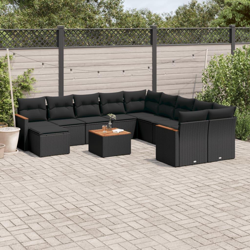 VidaXL Garten sofagarnitur poly-rattan