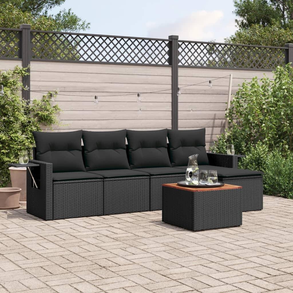 VidaXL Garten sofagarnitur poly-rattan