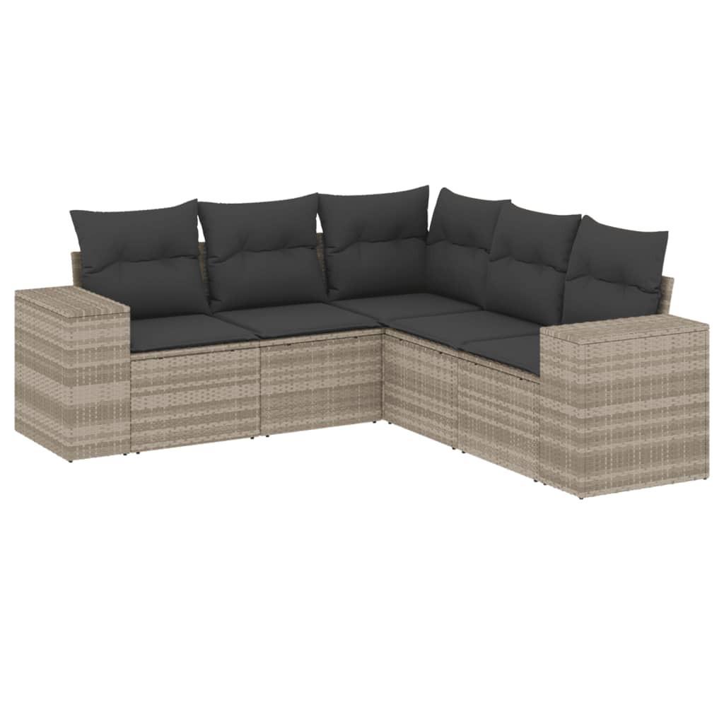 VidaXL Garten sofagarnitur poly-rattan