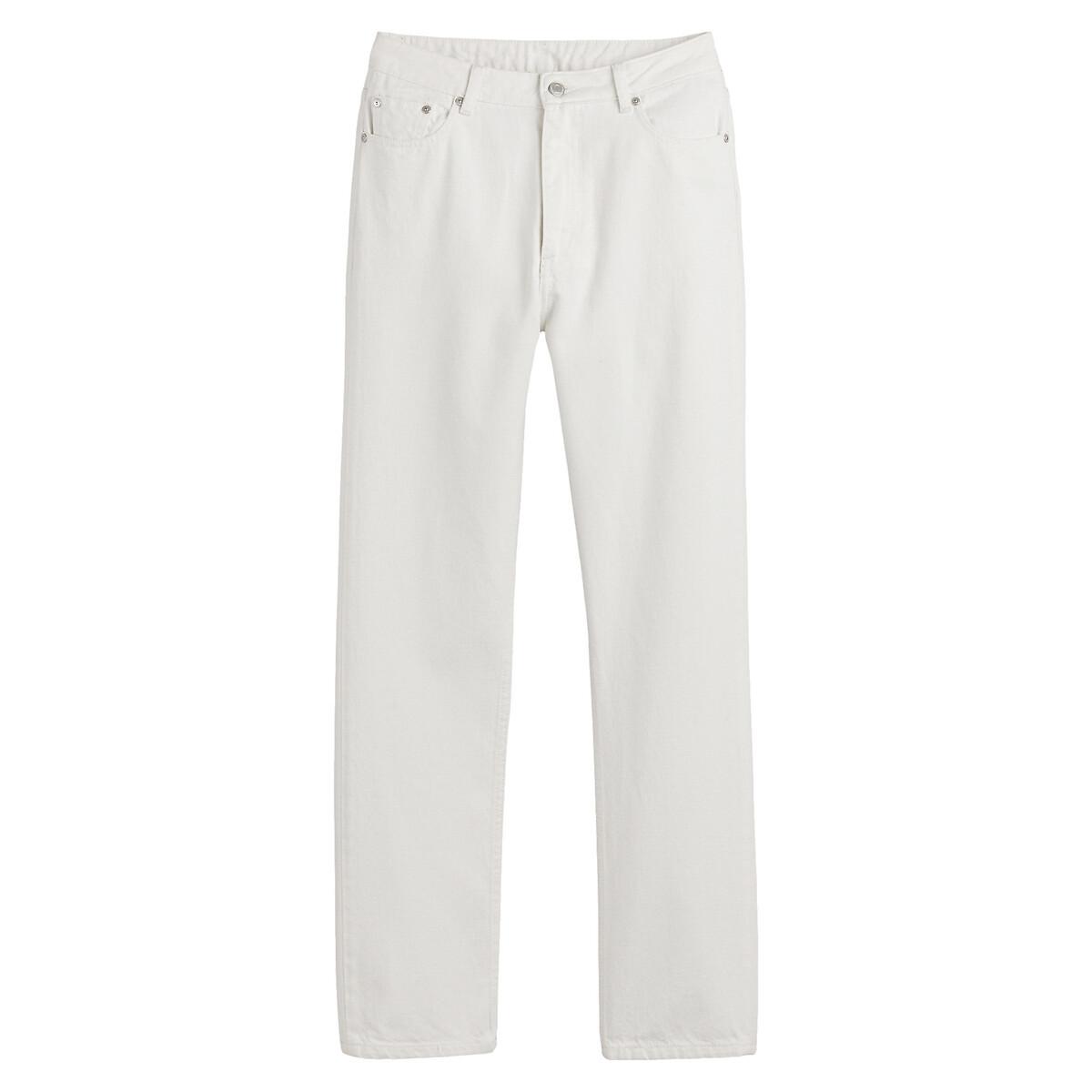 La Redoute Collections High-Waist Straight Leg Jeans