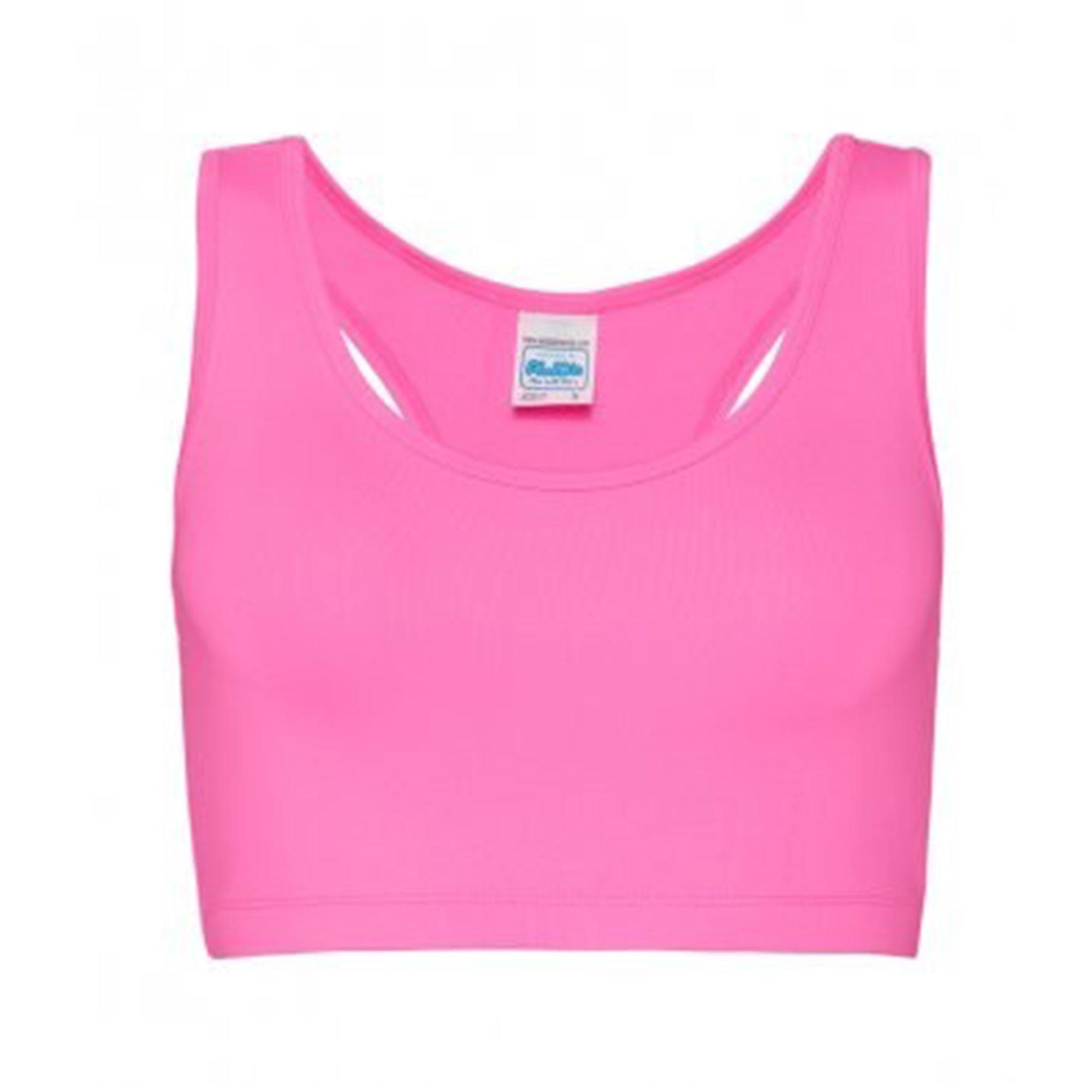AWDis Kühlen Sie einfach Ärmel Girlie Sport Crop Top