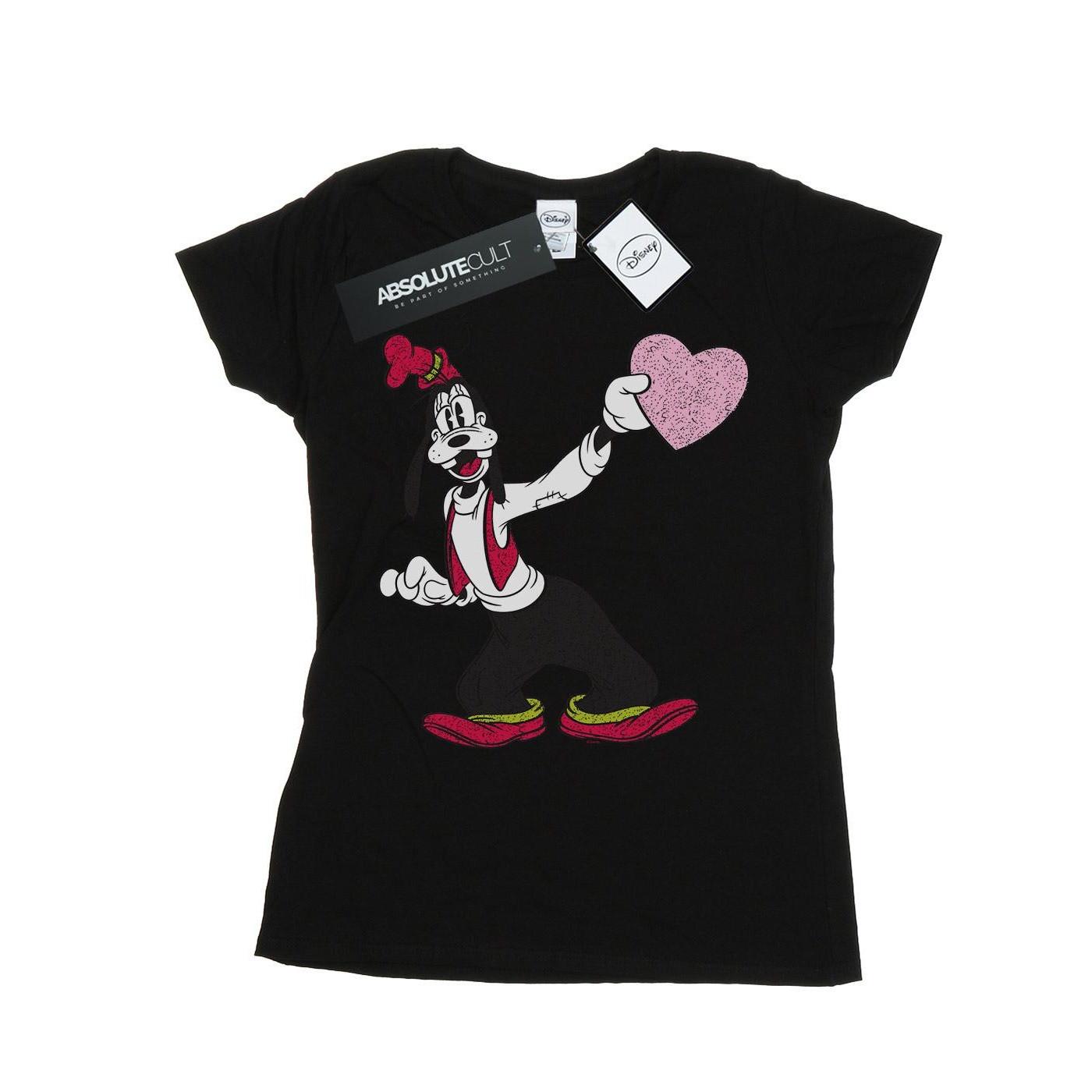 Disney Goofy Herz Print T-Shirt