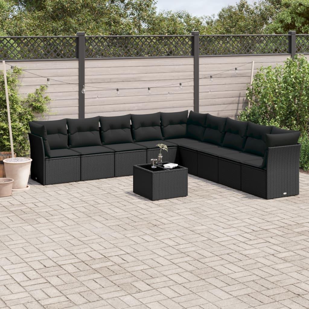VidaXL Garten sofagarnitur poly-rattan