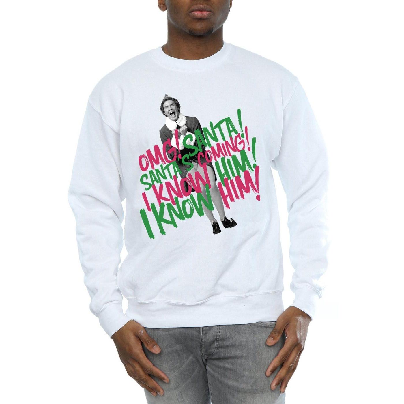 Elf Santa's Coming Sweatshirt