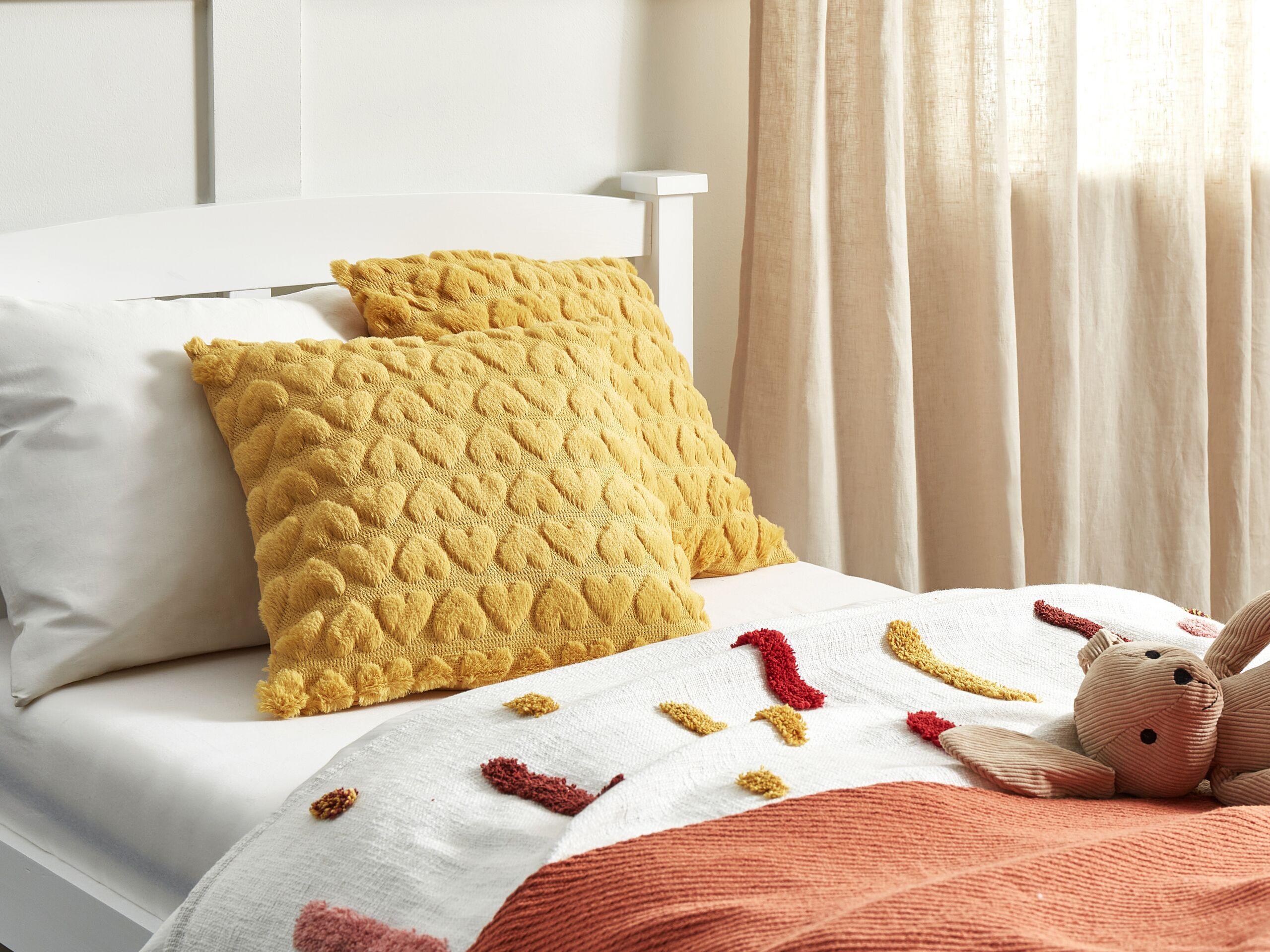 Beliani Dekokissen 2er Set aus Polyester Modern ASTRANTIA