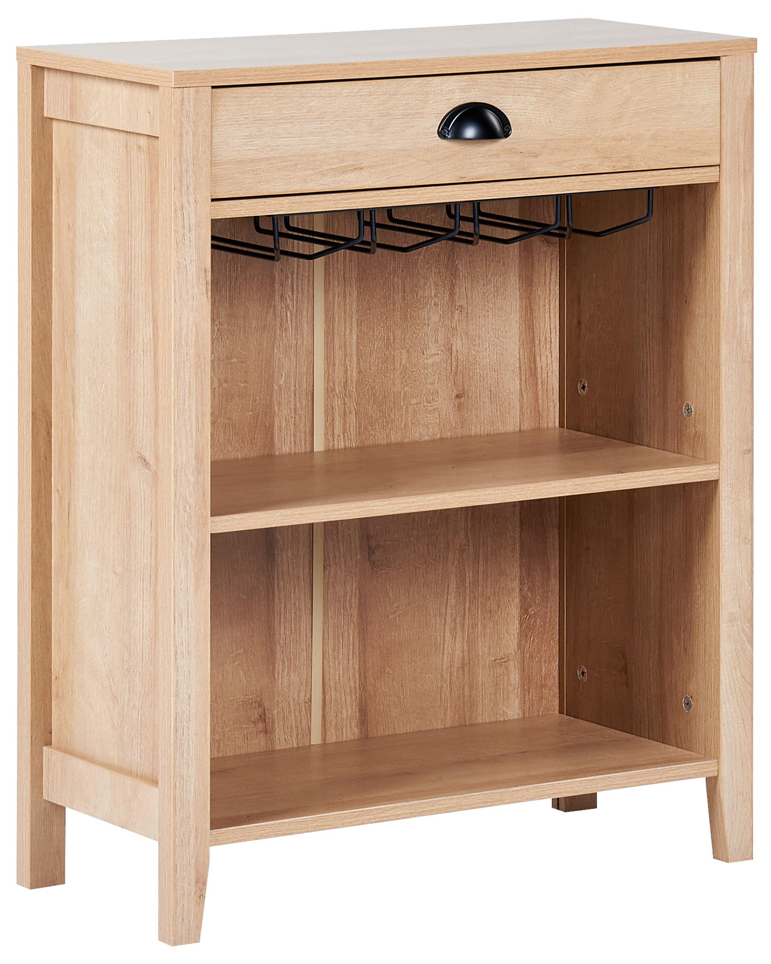 Beliani Sideboard aus Faserplatte Rustikal WALKERSTON