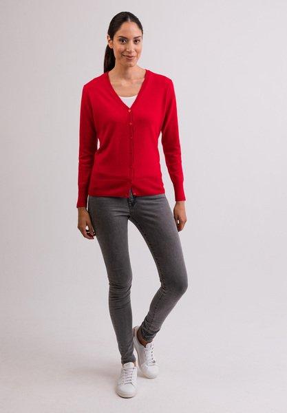 CASH-MERE.CH Kaschmir Cardigan V-Ausschnitt