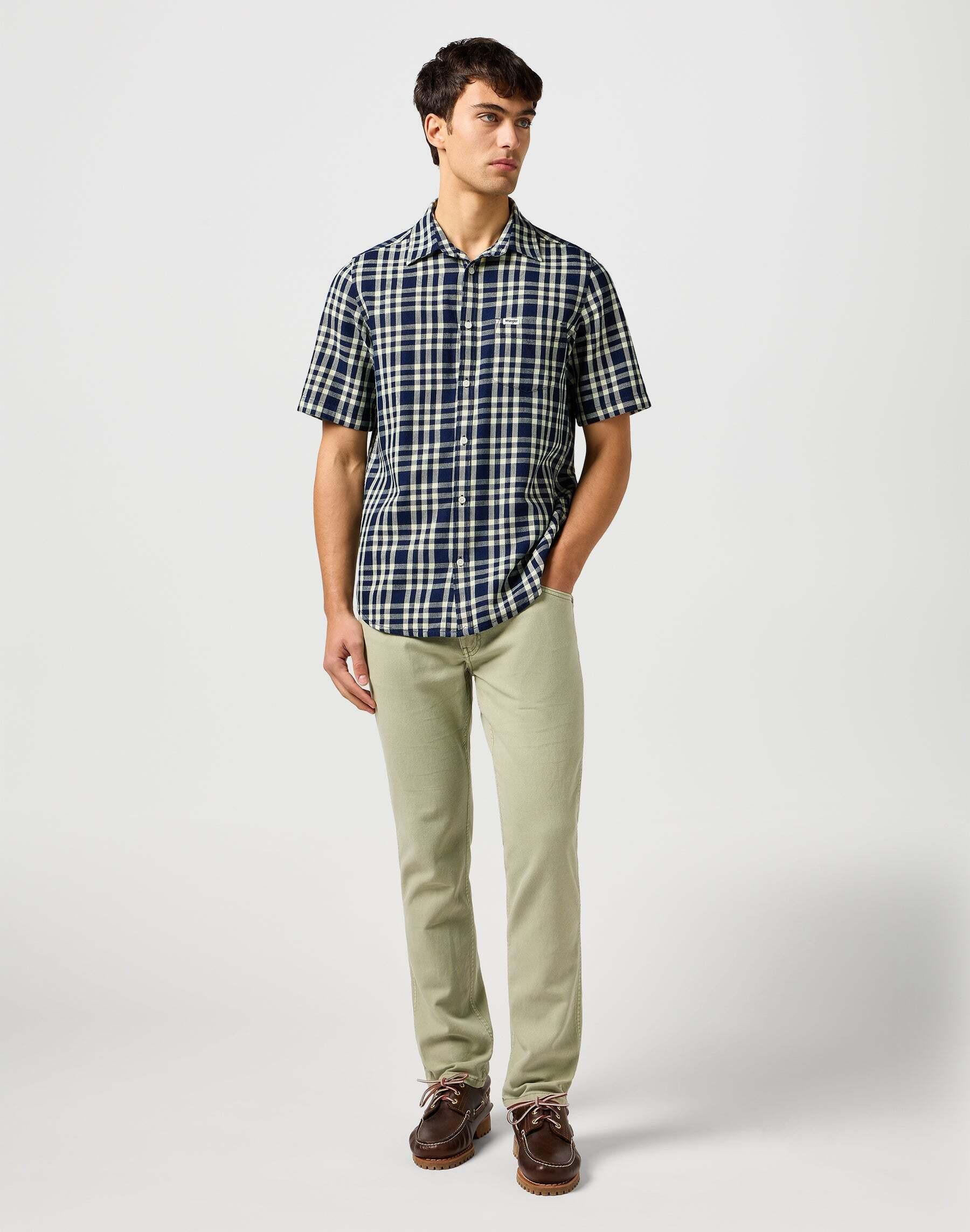 Wrangler Kurzarm Kariertes Hemd