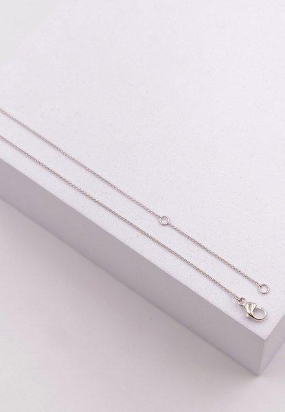 MUAU Schmuck Collier Weissgold 750 Tahiti Perle 8-9mm Brillant 0.06ct.