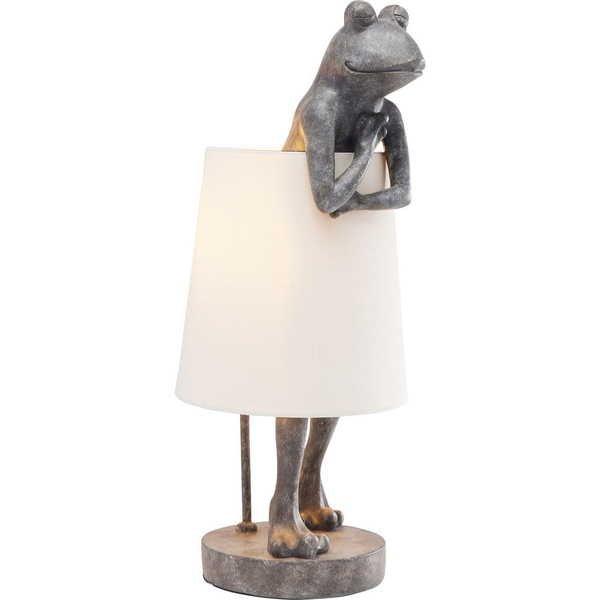 KARE Design Tischleuchte Animal Frog Grau
