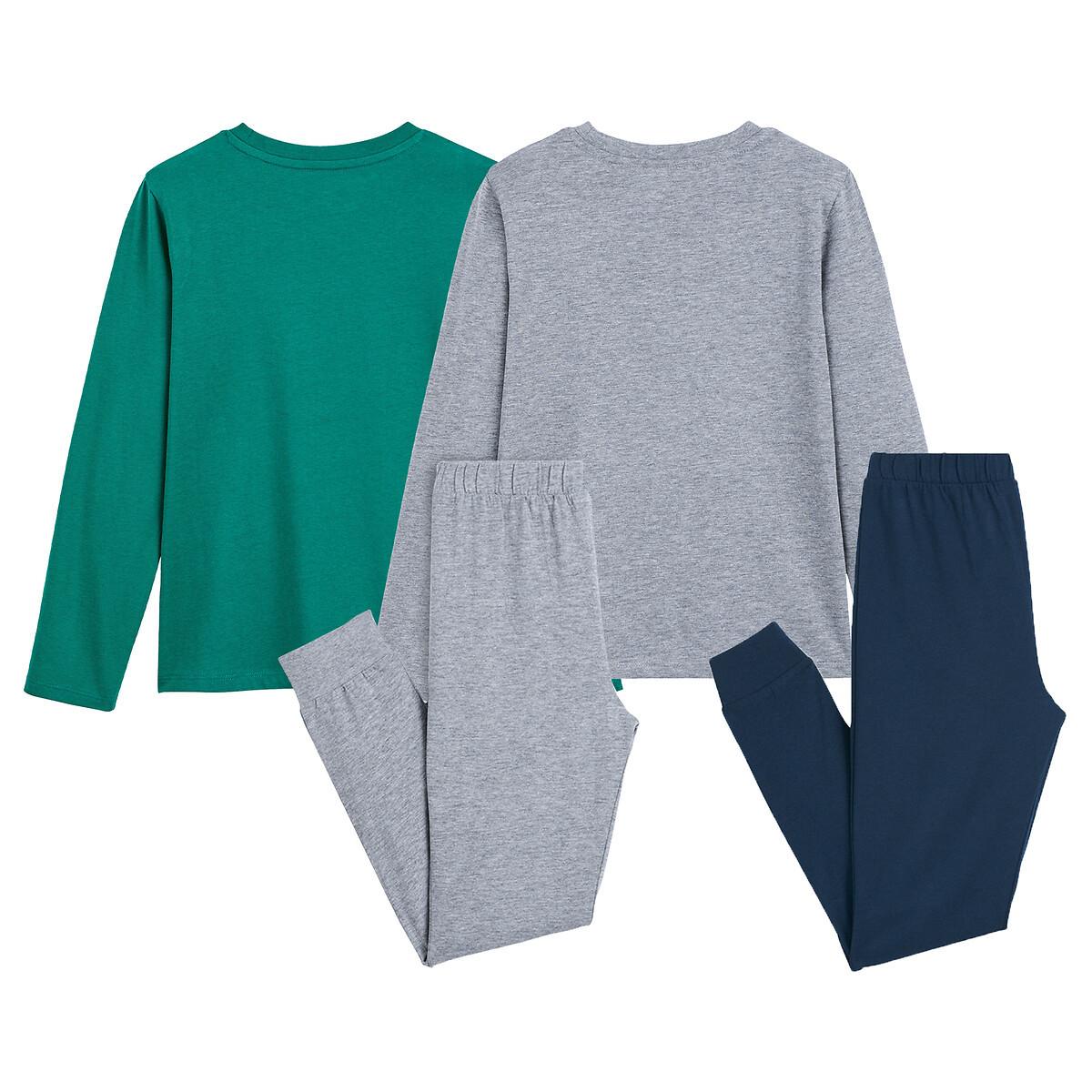 La Redoute Collections 2er-Pack Pyjamas Dino Campus