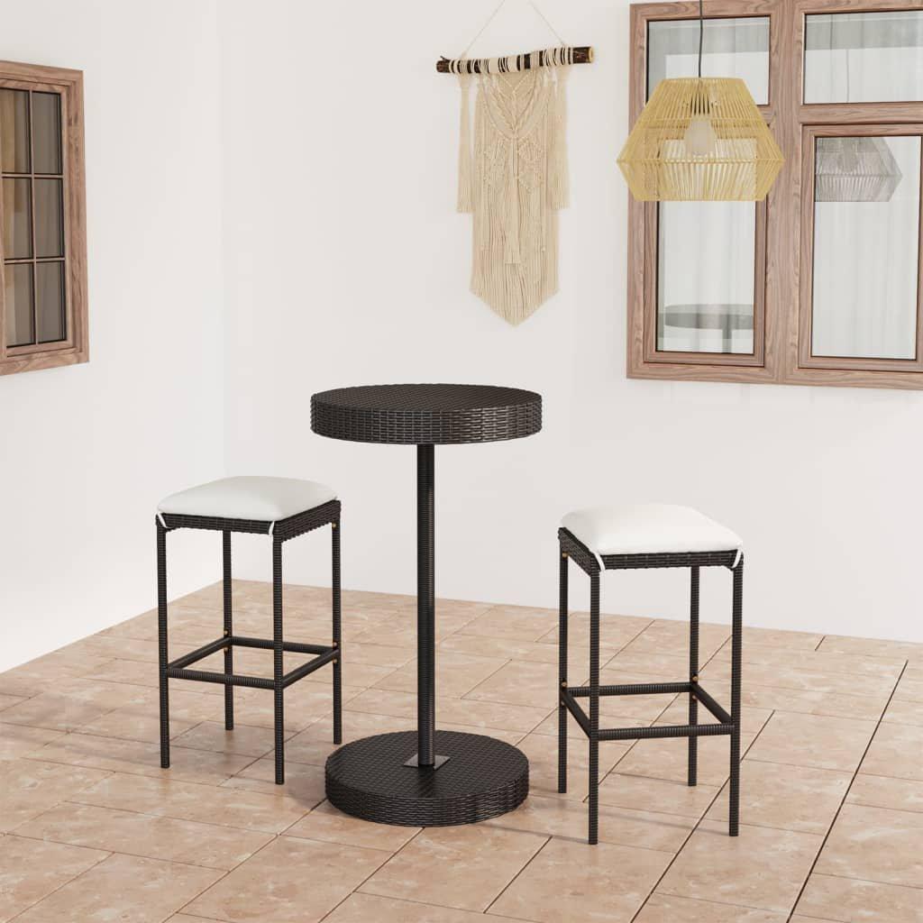 VidaXL Bar-set poly-rattan