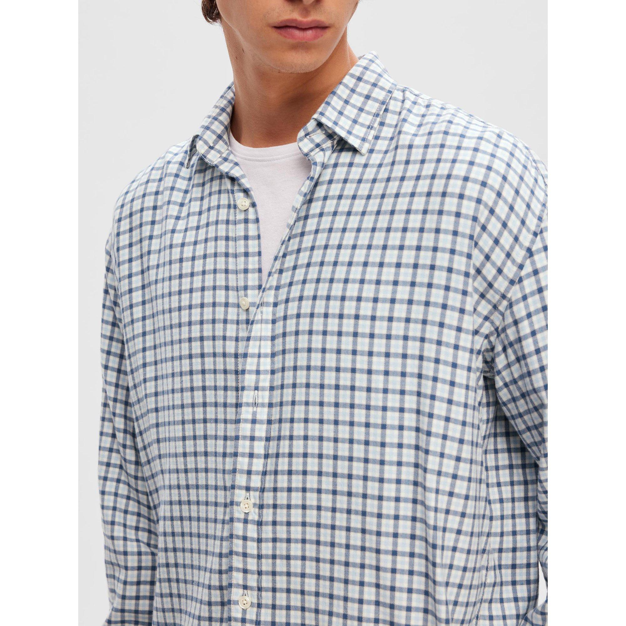SELECTED SLHRegowen Mini Check Langarm Hemd